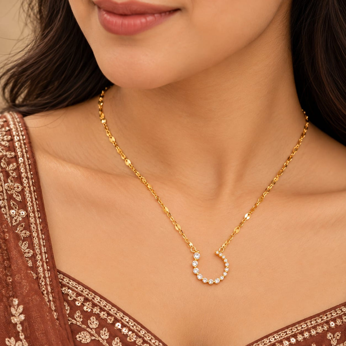 (004) A.D ANTI-TURNISH CHAIN PENDANT