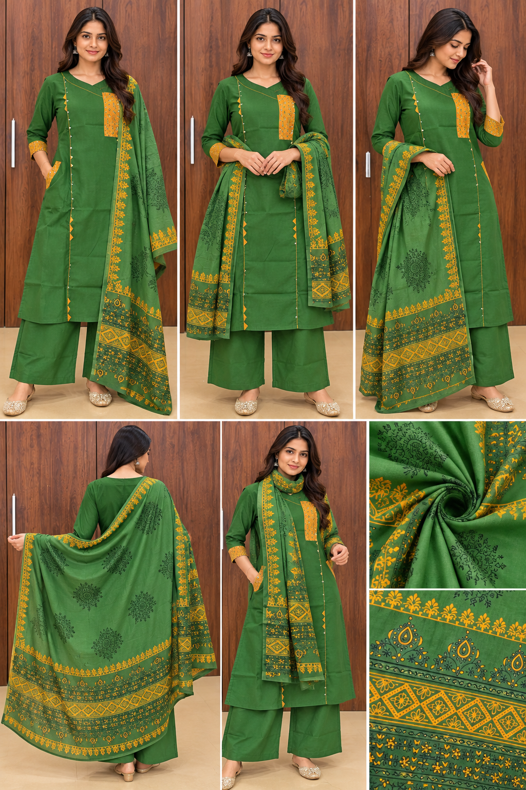 GAMTHI DUPATTA SET (#130)