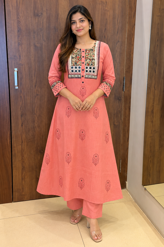 RANGOLI GAMTHI KURTI PANT (#153)