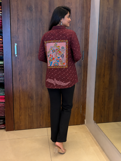 CREPE SILK SHIRT