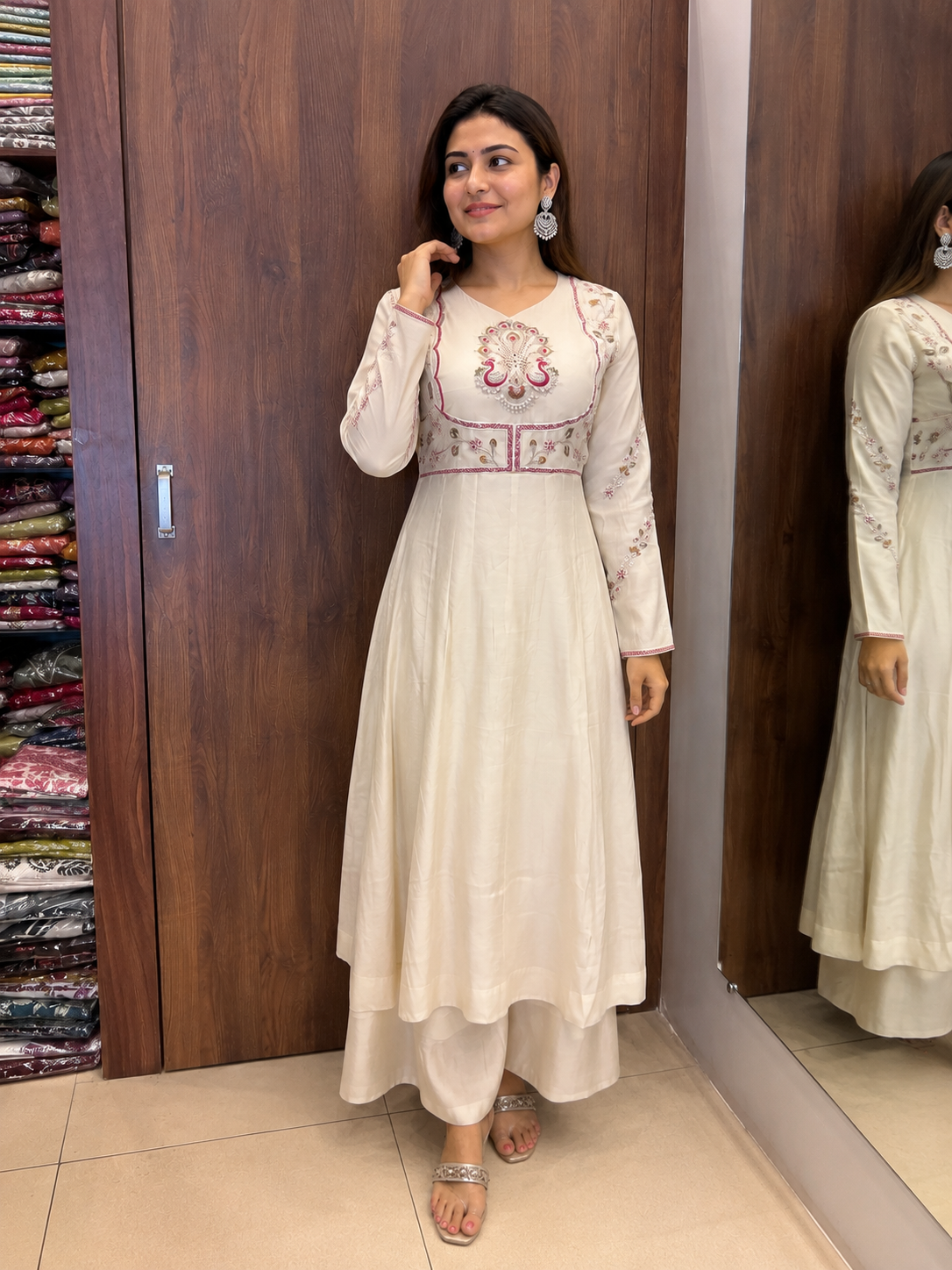 MEHER PEACOCK ANARKALI SET (#76)