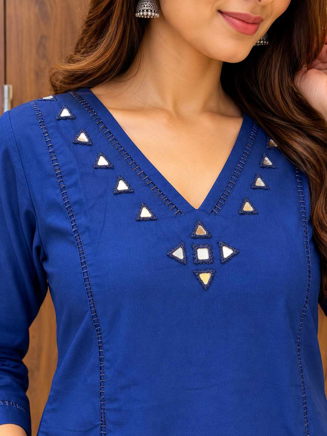 ROYAL CHARM BLUE KURTI PANT (#144)