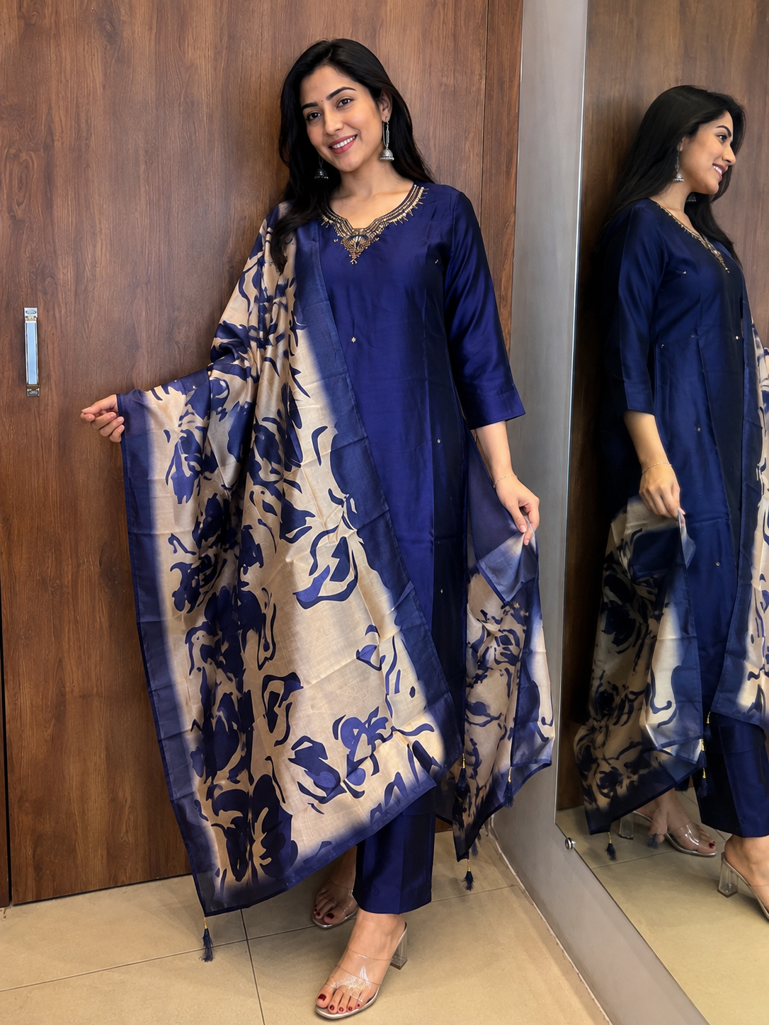 ROYAL SAPPHIRE DUPATTA SET