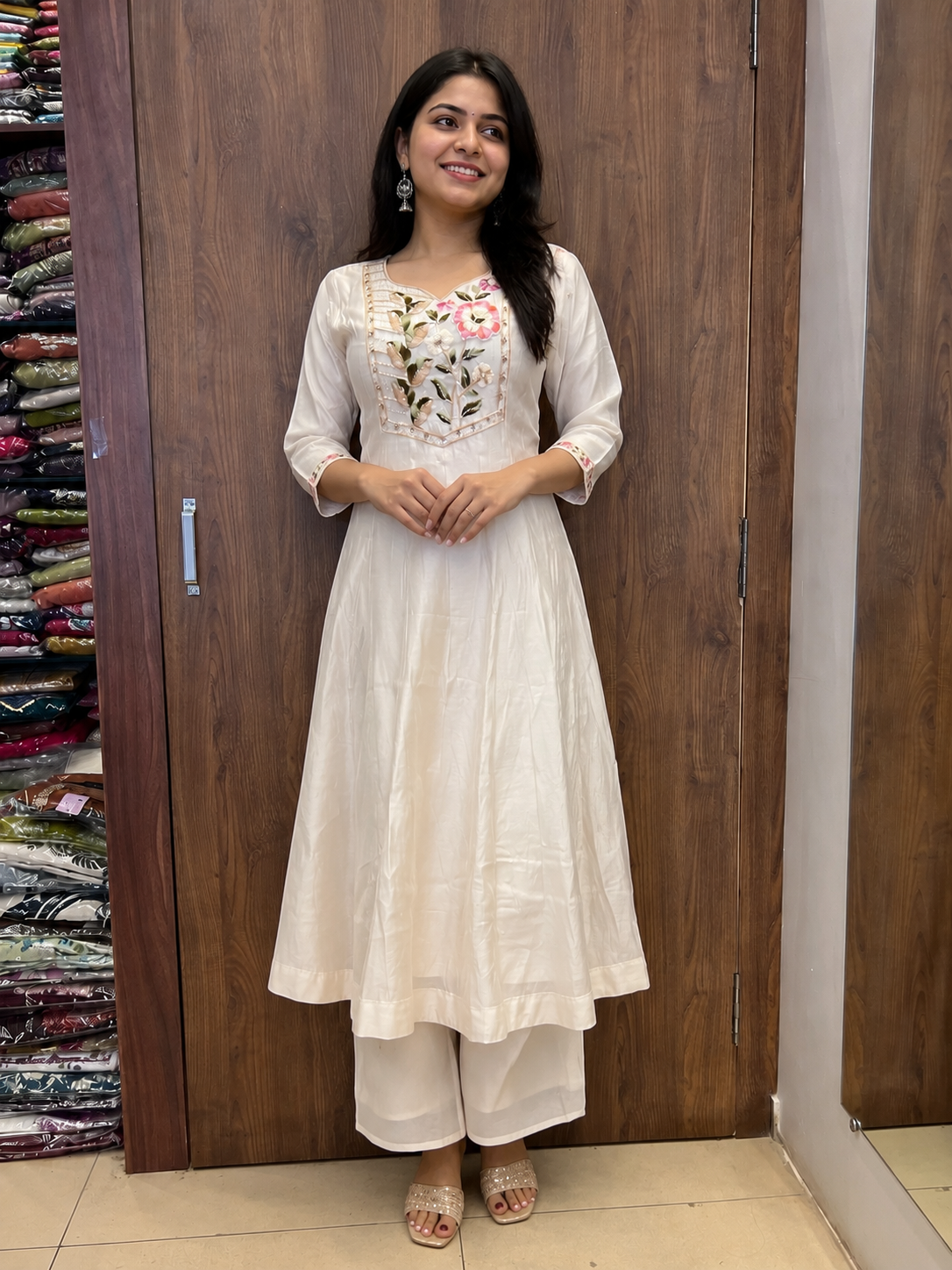 PEARL BLOSSOM ANARKALI SET (#88)