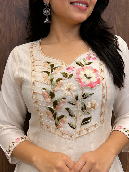 PEARL BLOSSOM ANARKALI SET (#88)