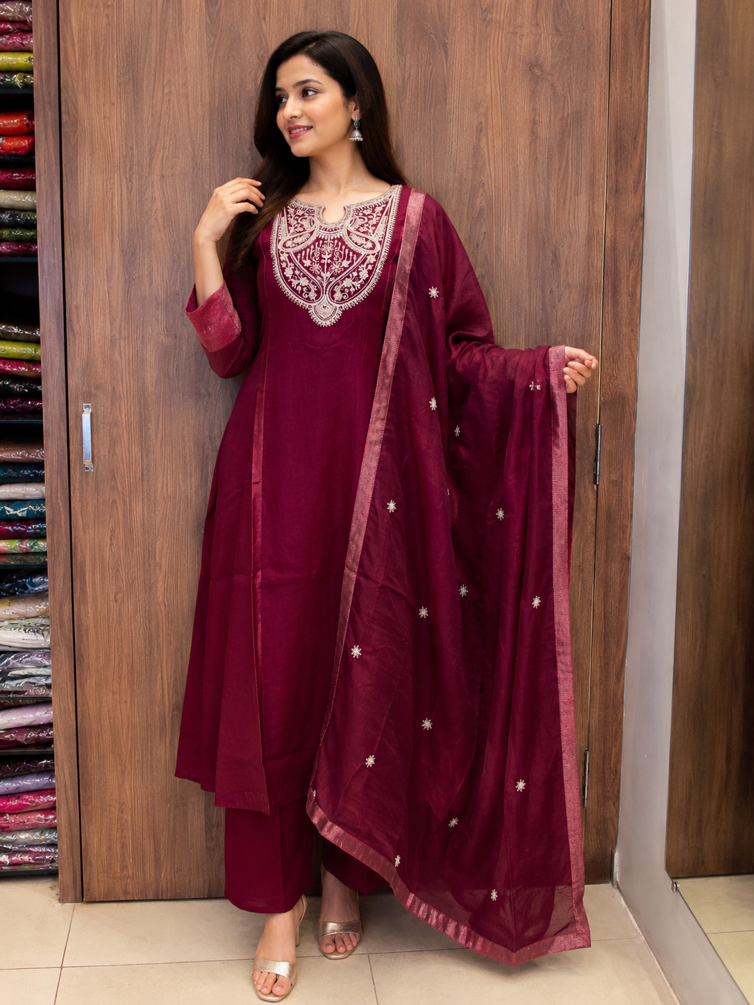 Noor-e-Gul Anarkali Set (#83)