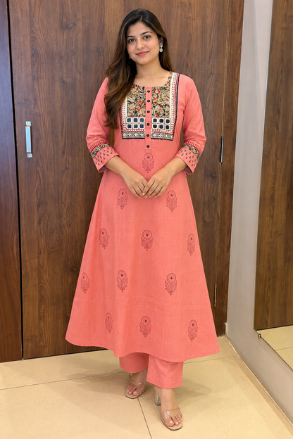 RANGOLI GAMTHI KURTI PANT (#153)