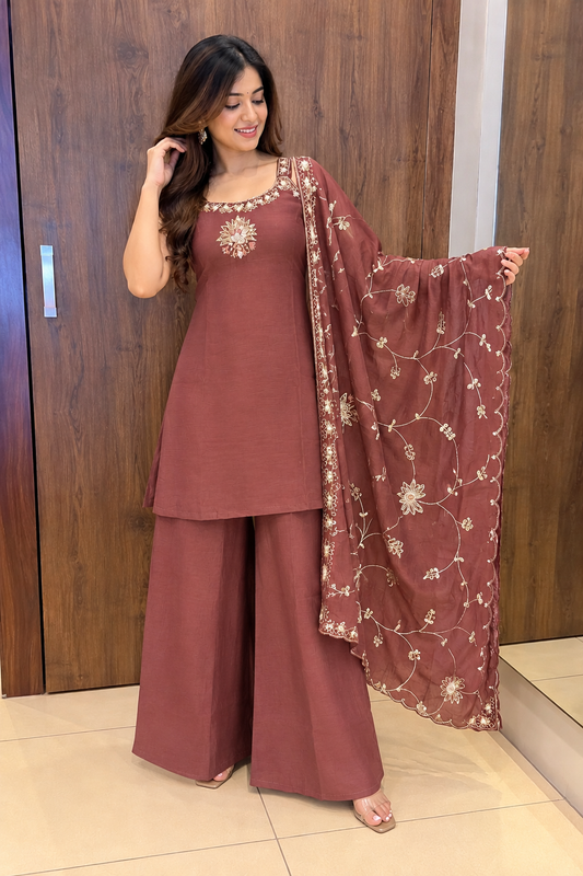 SITARA FLORAL SARARA SET (#140)
