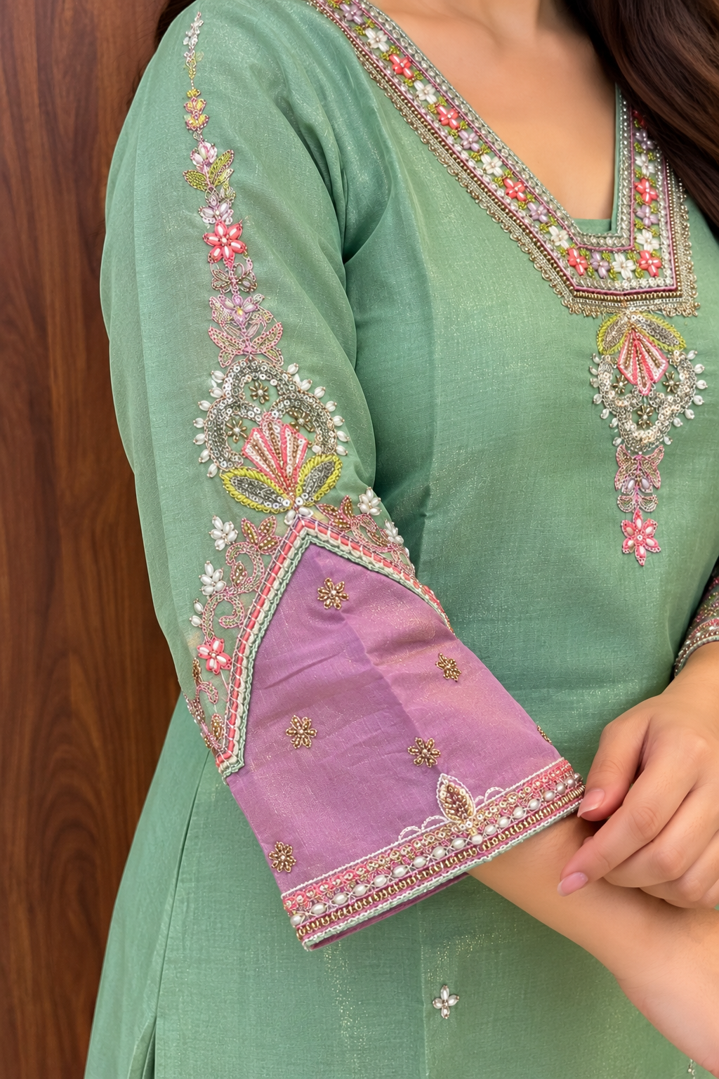 Pastel Charm Kurta Pant Set (#148)