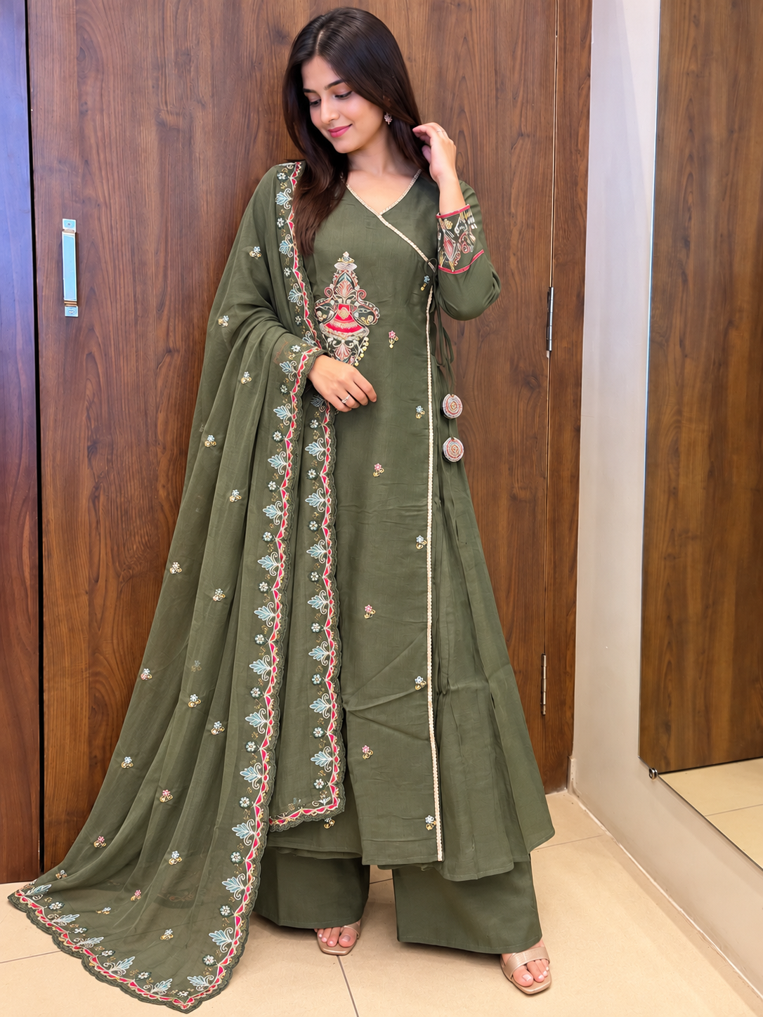 GREEN ANAGRKHA ANARKALI (#158)