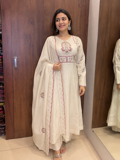 MEHER PEACOCK ANARKALI SET (#76)