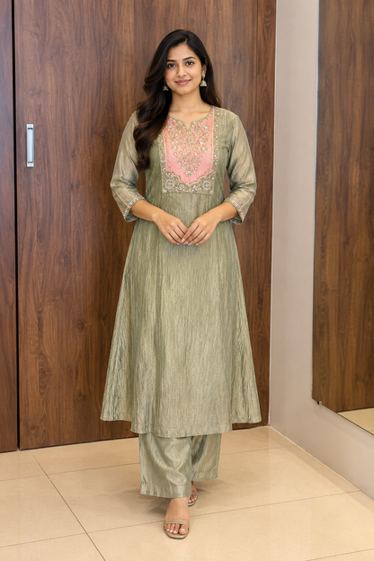 SALSA SILK A-LINE DUPATTA SET (#155)