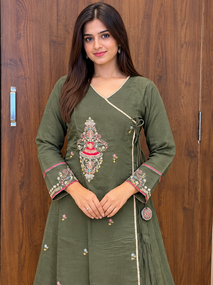 GREEN ANAGRKHA ANARKALI (#158)