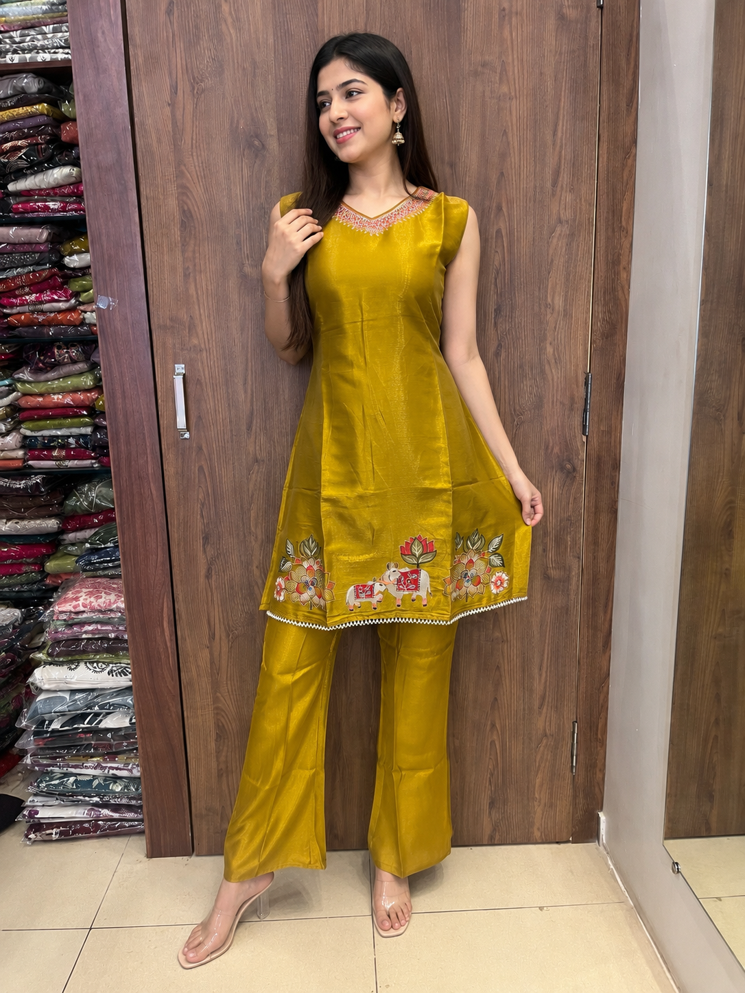 Rajwadi Gulaal Indo-Western Set (#77)