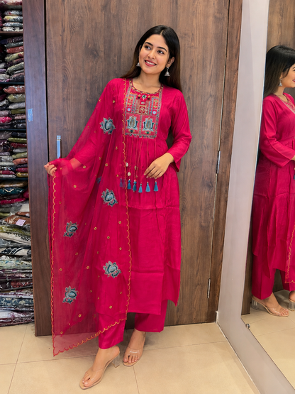 GULABO NOOR MULCHANDERI SET (#85)