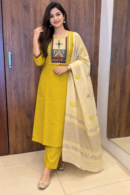 GAMTHI DUPATTA SET (#124)