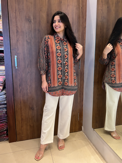 CREPE SILK SHIRT