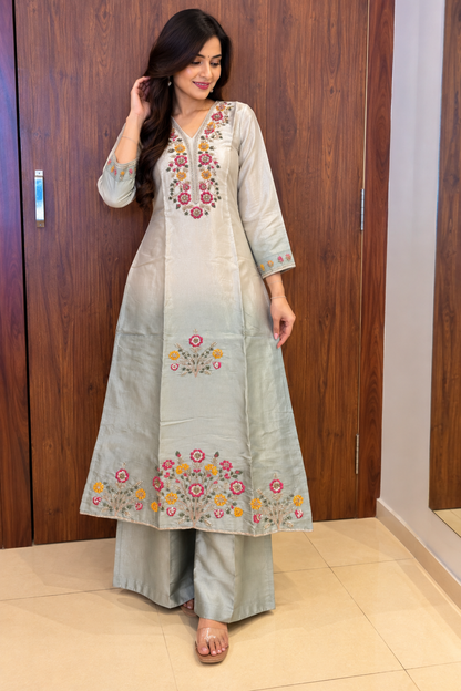 SAGA BLOSSOM DUPPATA SET (#150)