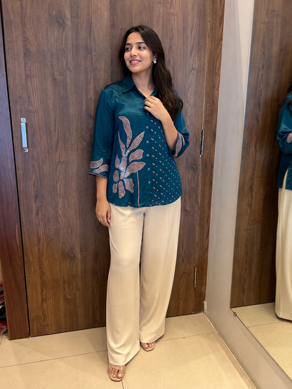 CREPE SILK SHIRT
