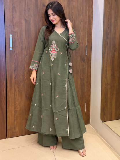 GREEN ANAGRKHA ANARKALI (#158)