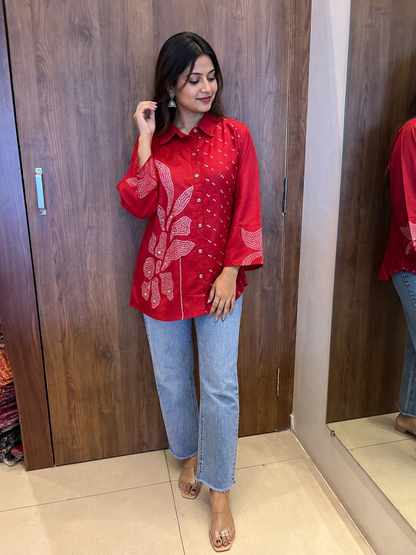 CREPE SILK SHIRT