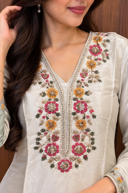 SAGA BLOSSOM DUPPATA SET (#150)