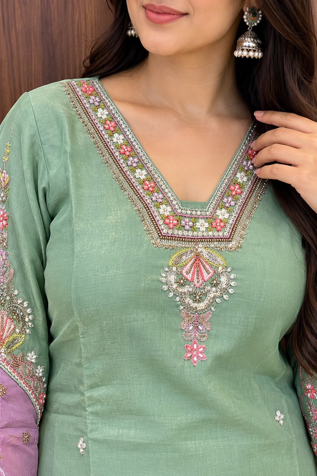 Pastel Charm Kurta Pant Set (#148)
