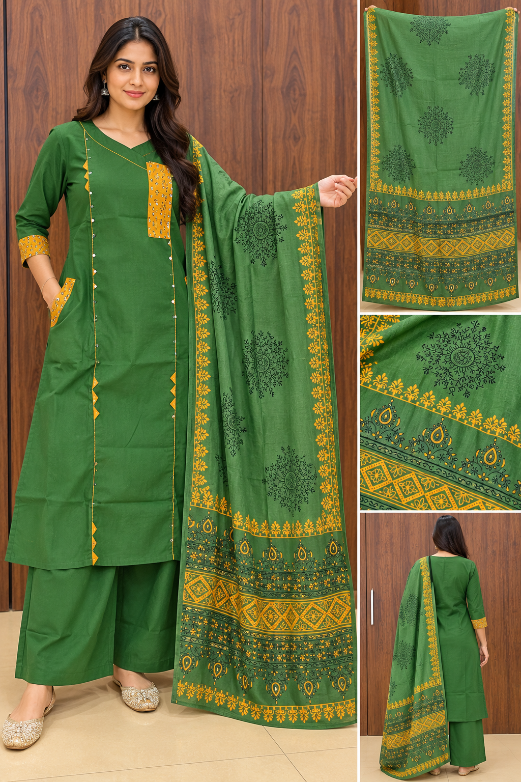 GAMTHI DUPATTA SET (#130)