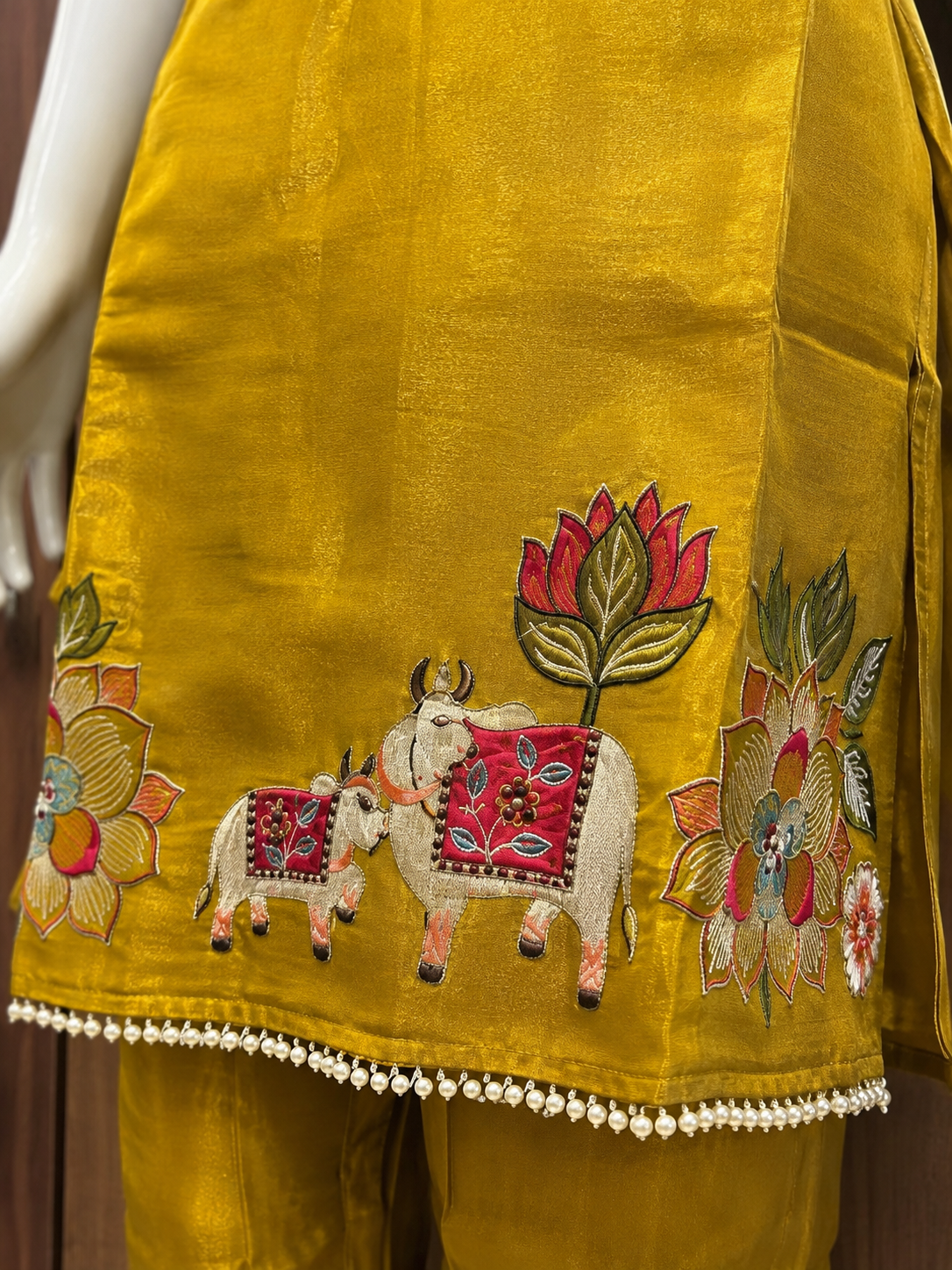 Rajwadi Gulaal Indo-Western Set (#77)