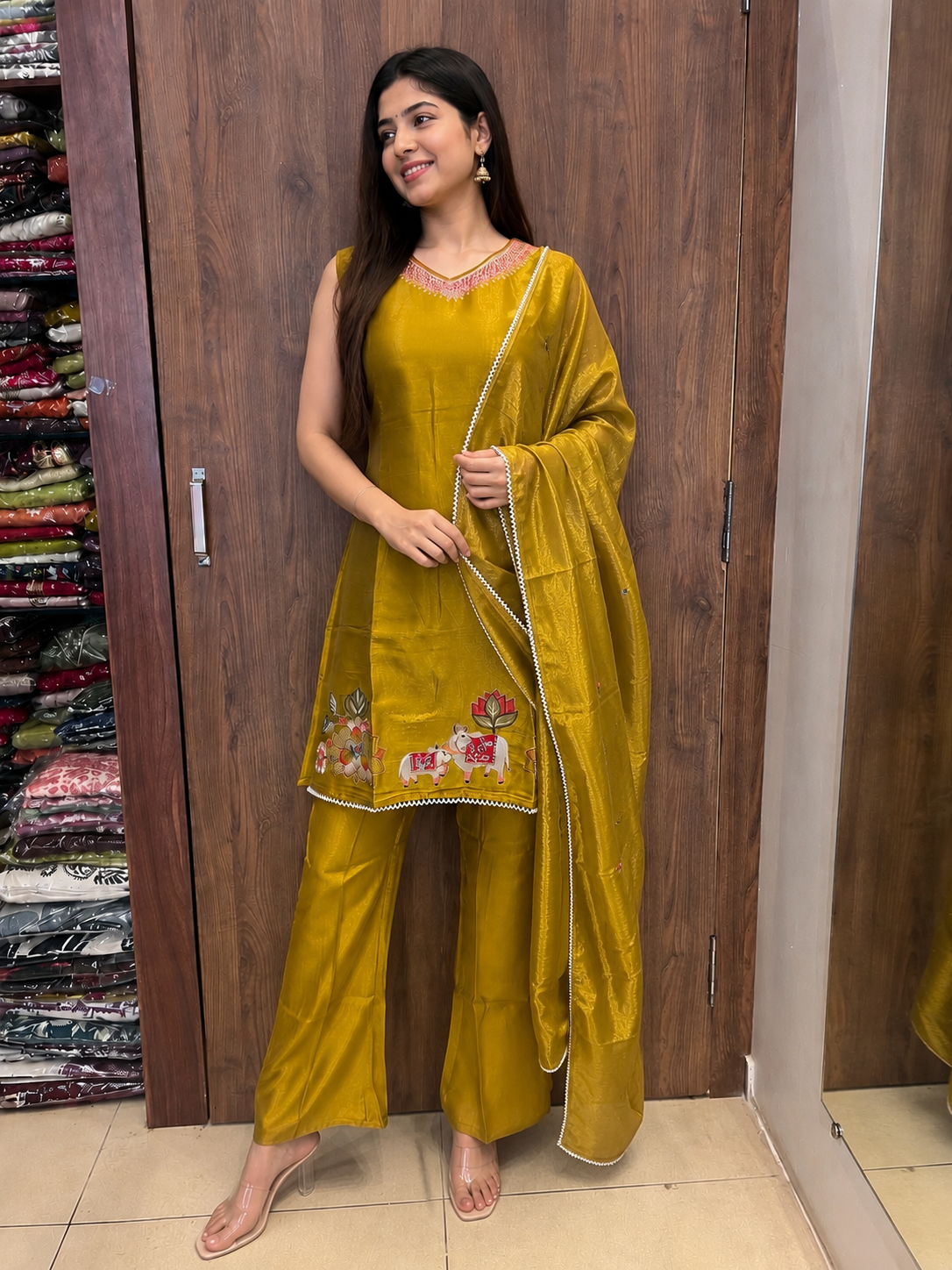 Rajwadi Gulaal Indo-Western Set (#77)