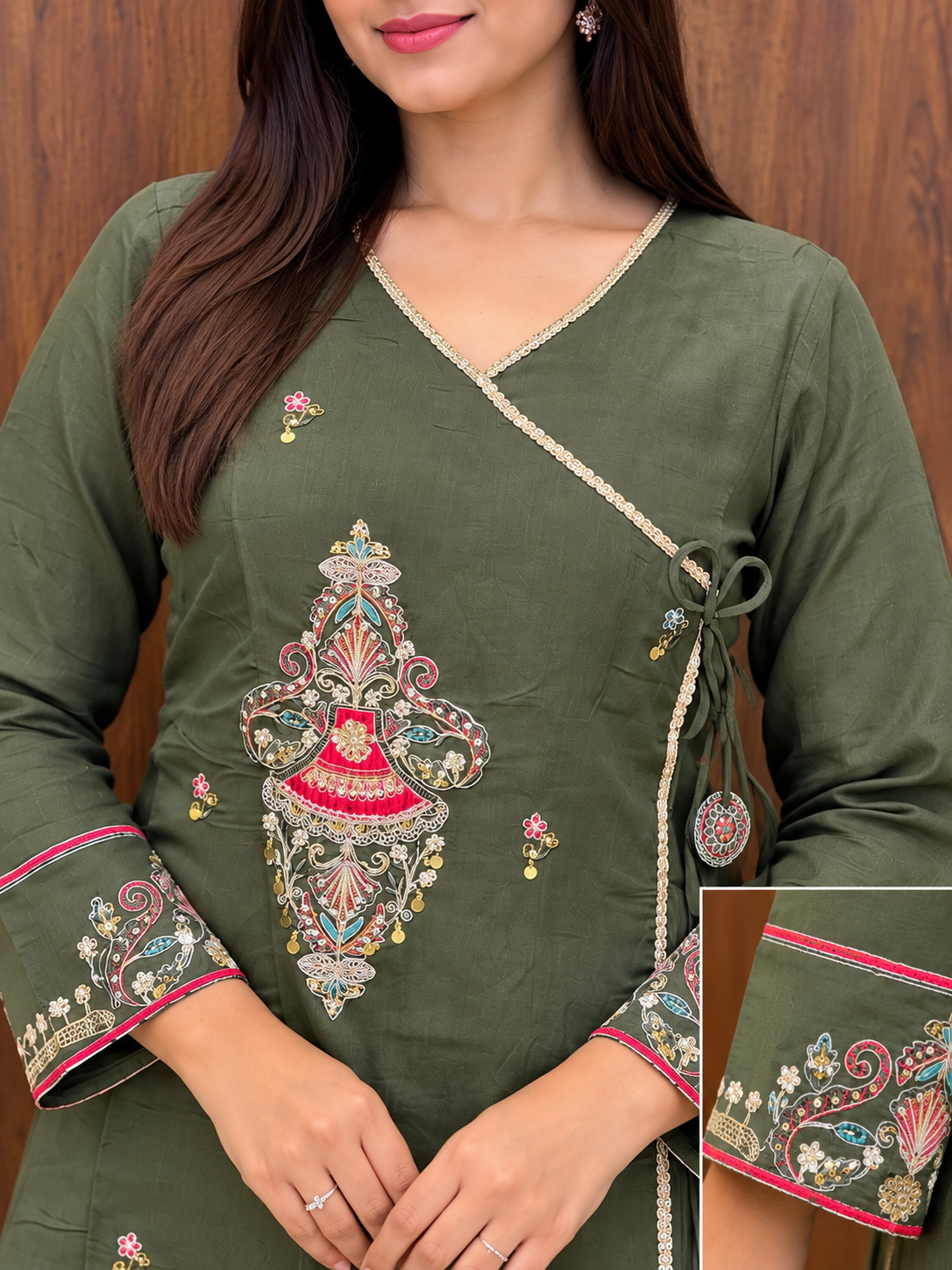 GREEN ANAGRKHA ANARKALI (#158)