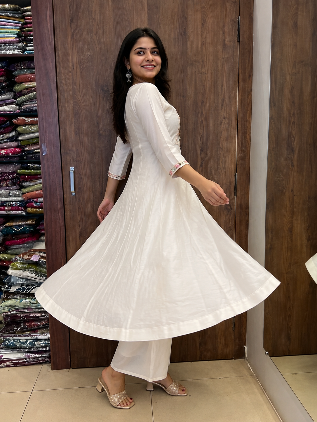 PEARL BLOSSOM ANARKALI SET (#88)