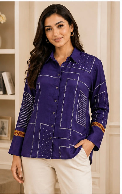 CREPE SILK SHIRT