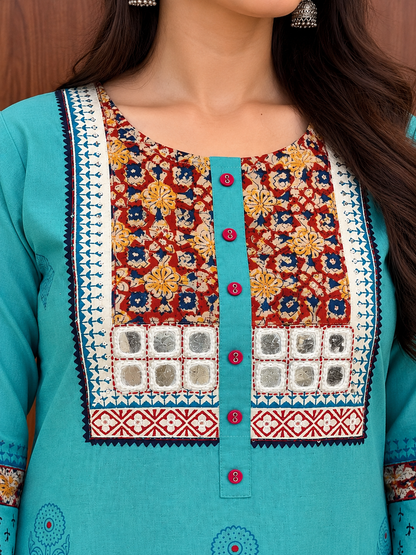 RANGOLI GAMTHI KURTI PANT (#153)